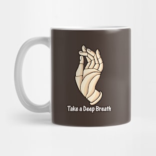 Take a Deep Breath Buddha Mug